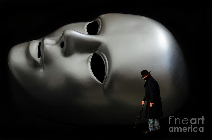 Silver Surfer Photograph - We All Wear Masks 4 by Bob Christopher