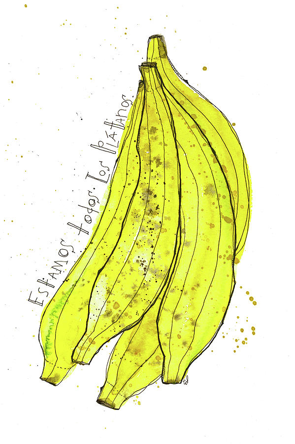 We Are All Bananas Painting by Tonya Doughty