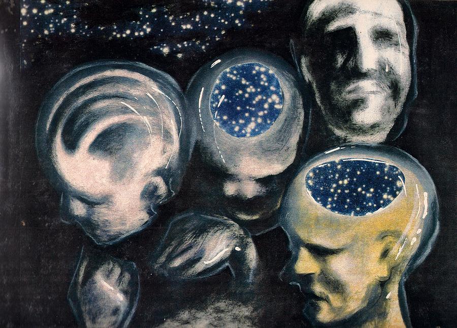 We Are Universe Mixed Media by Veronica Jackson
