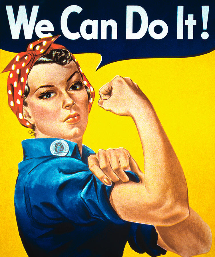 We Can Do It Painting by American School - Pixels