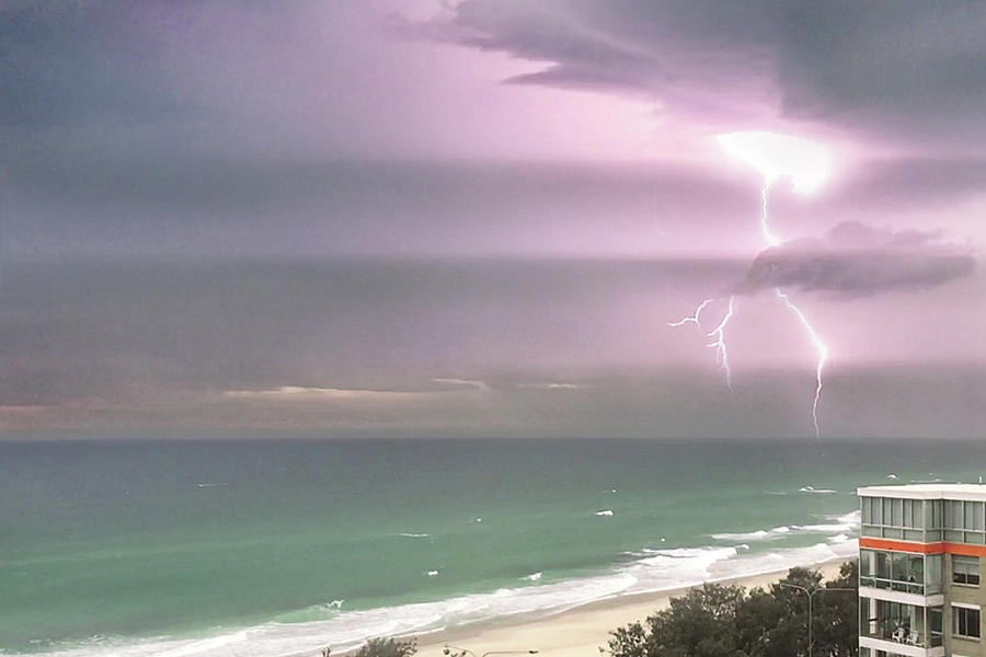 Lightning Strike Photograph - We Come In Peace by Az Jackson Lightning Strike Photograph - We Come In Peace by Az Jackson
