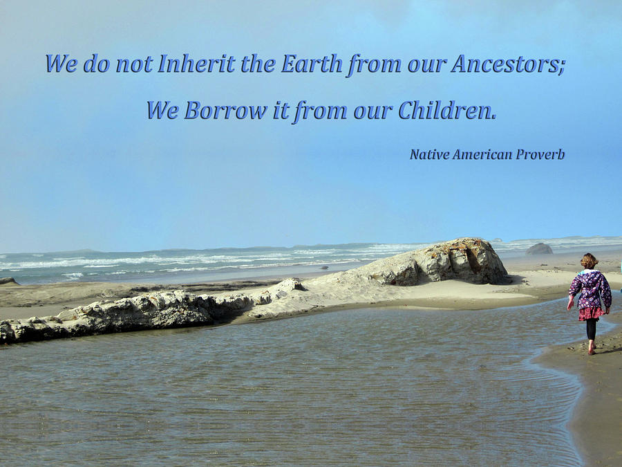 We do not Inherit the Earth - v1 Digital Art by Julia L Wright