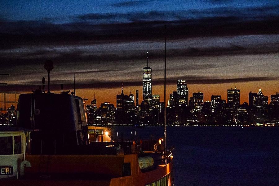 New York City Photograph - We got a Ferry  by Michael Sena