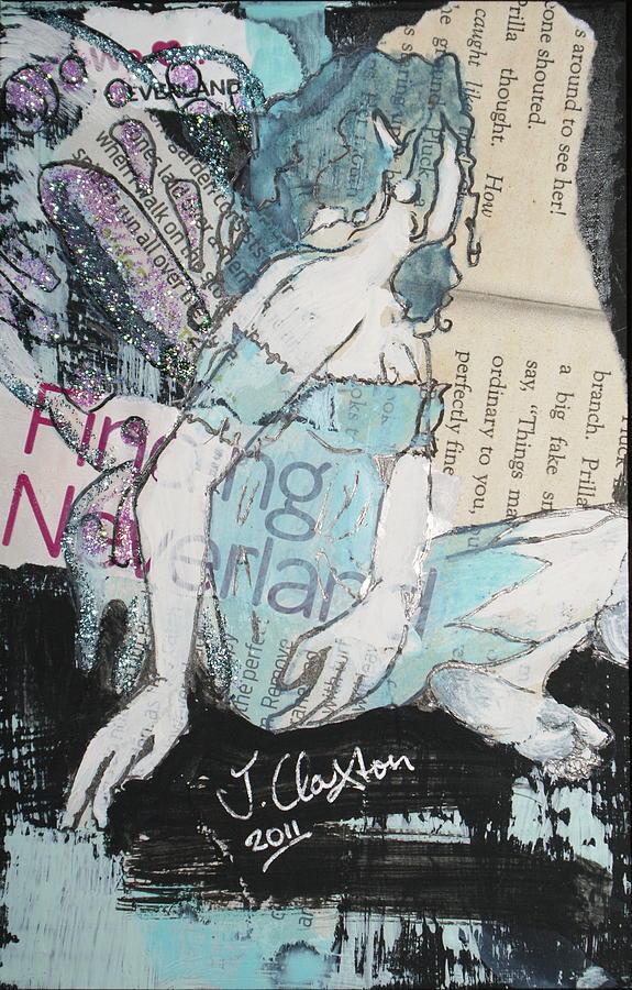 We love neverland Mixed Media by Joanne Claxton