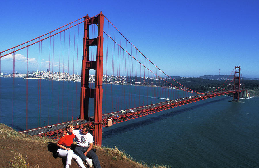 Golden Gate Bridge In San Francisco Photograph