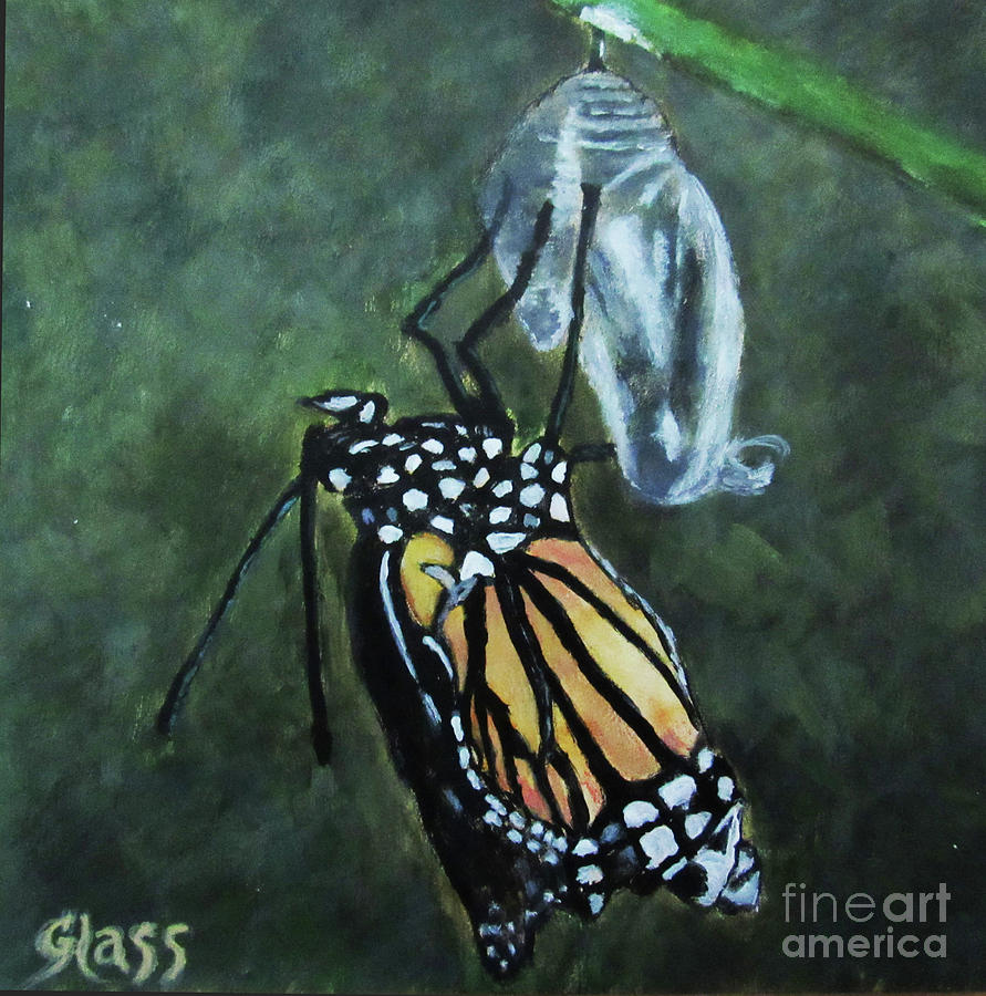 Butterfly Painting - We Shall All Be Changed by Tina Glass