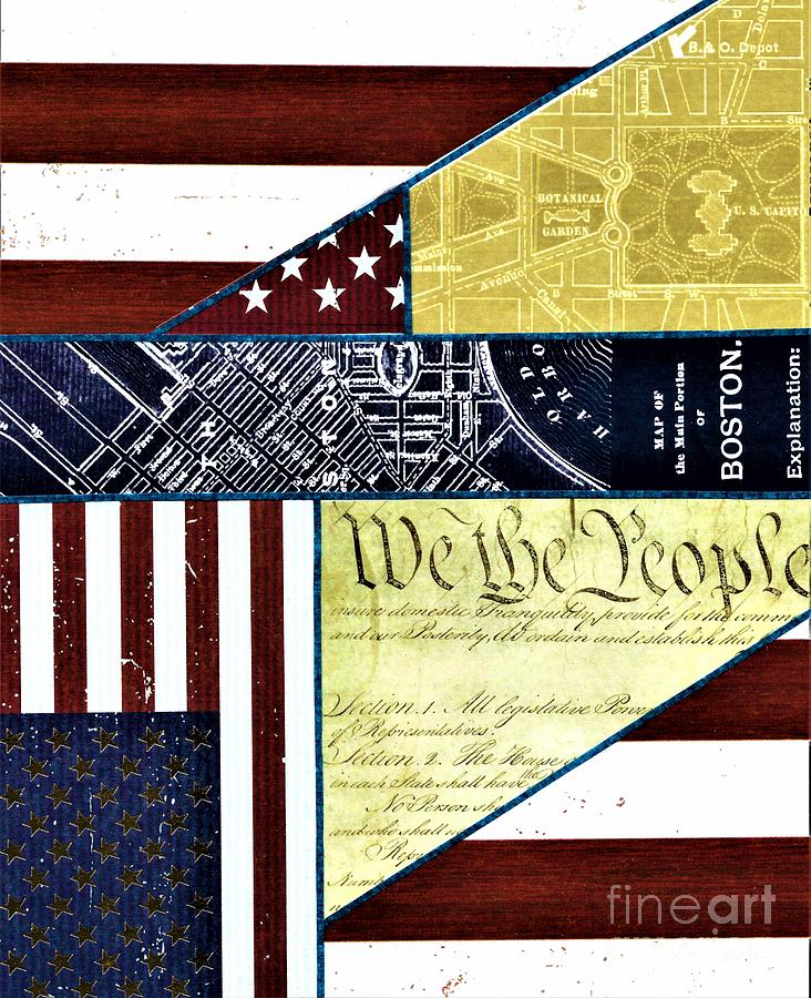 We the People Painting by Allison Constantino