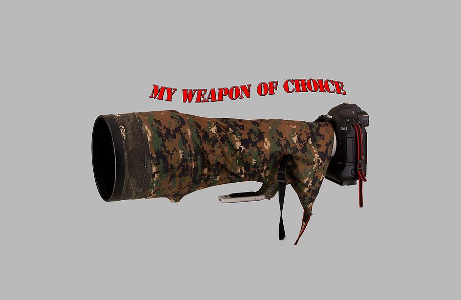 Camera Photograph - Weapon of Choice by Hans Zimmer