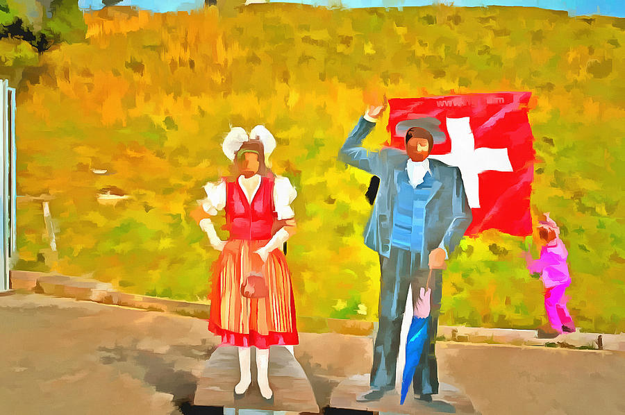 Wearing Swiss traditional costumes Photograph by Ashish Agarwal
