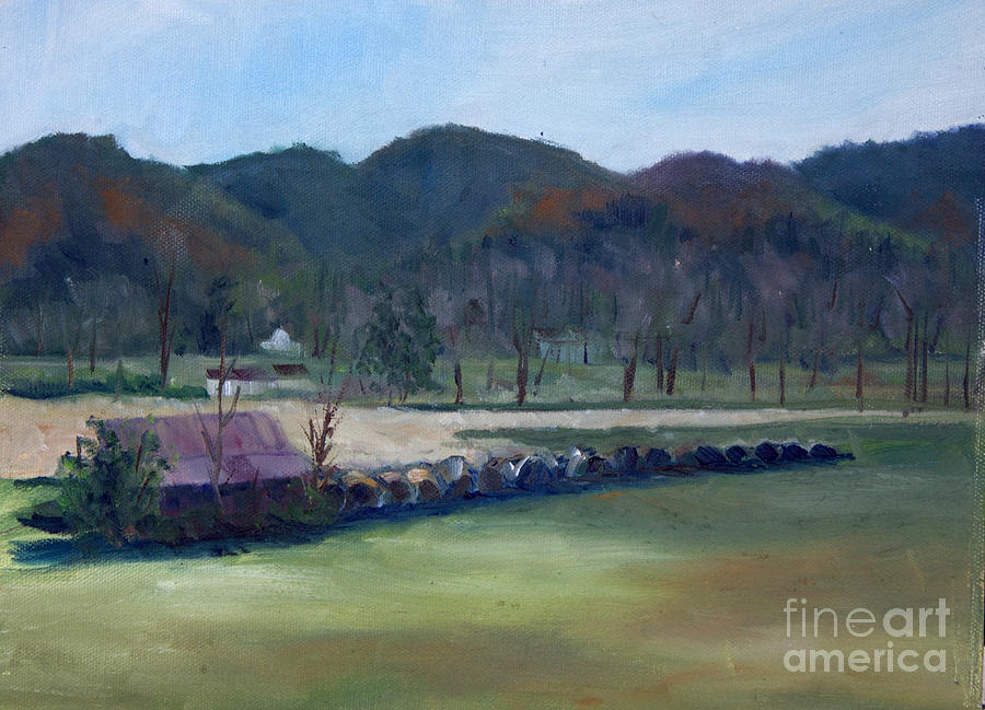 Mountain Painting - Wears Valley, TN by Janet Felts