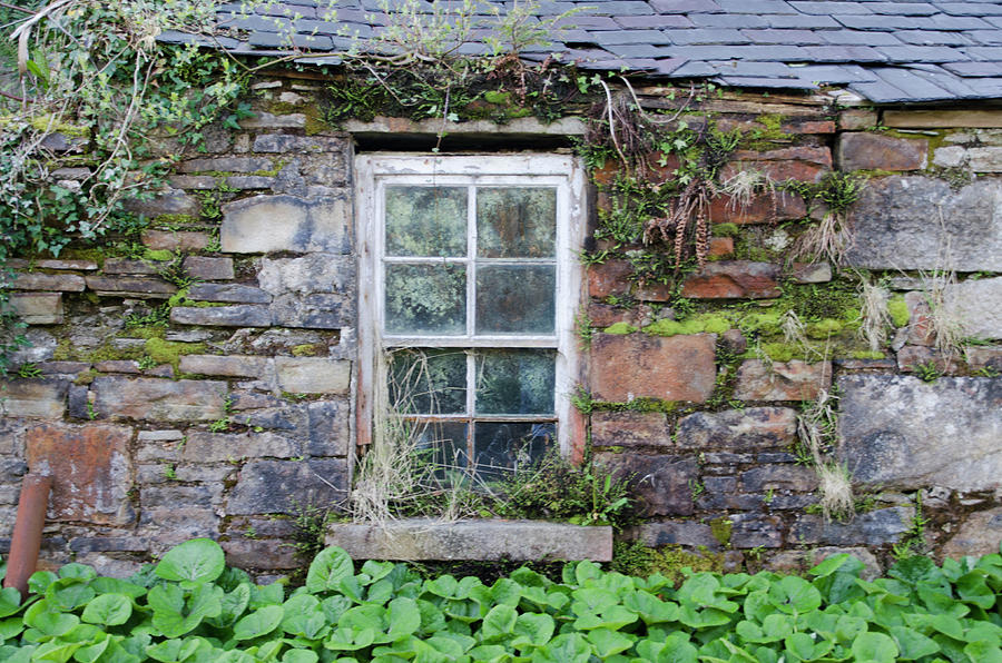Weather Beaten Window on Donegal Cottage Photograph by Bill Cannon