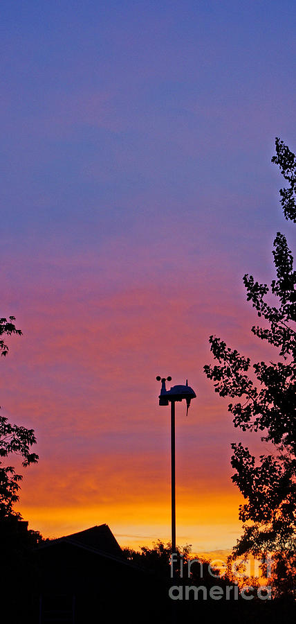 Weather Station Sunrise Photograph by Lori Kingston