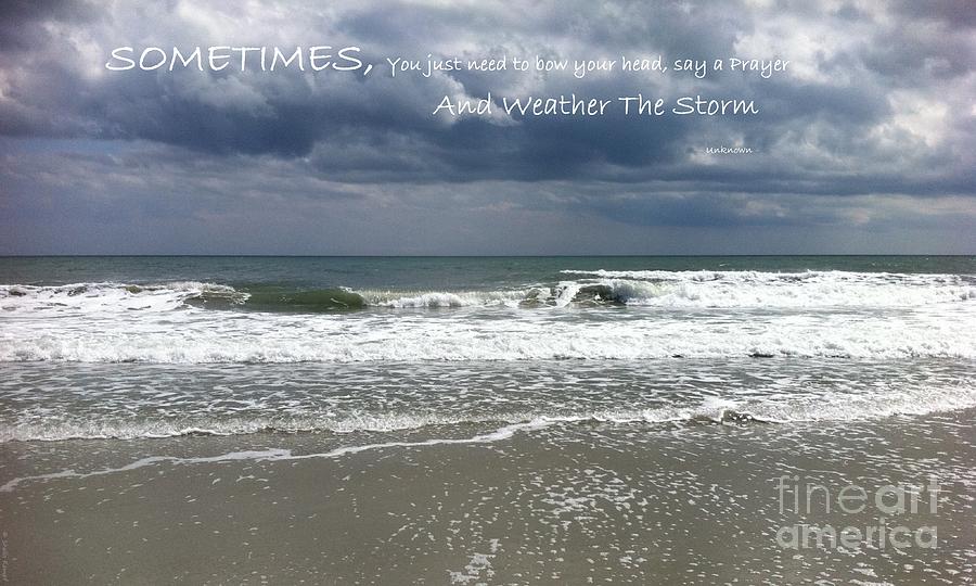 Weather The Storm Photograph by Shelia Kempf