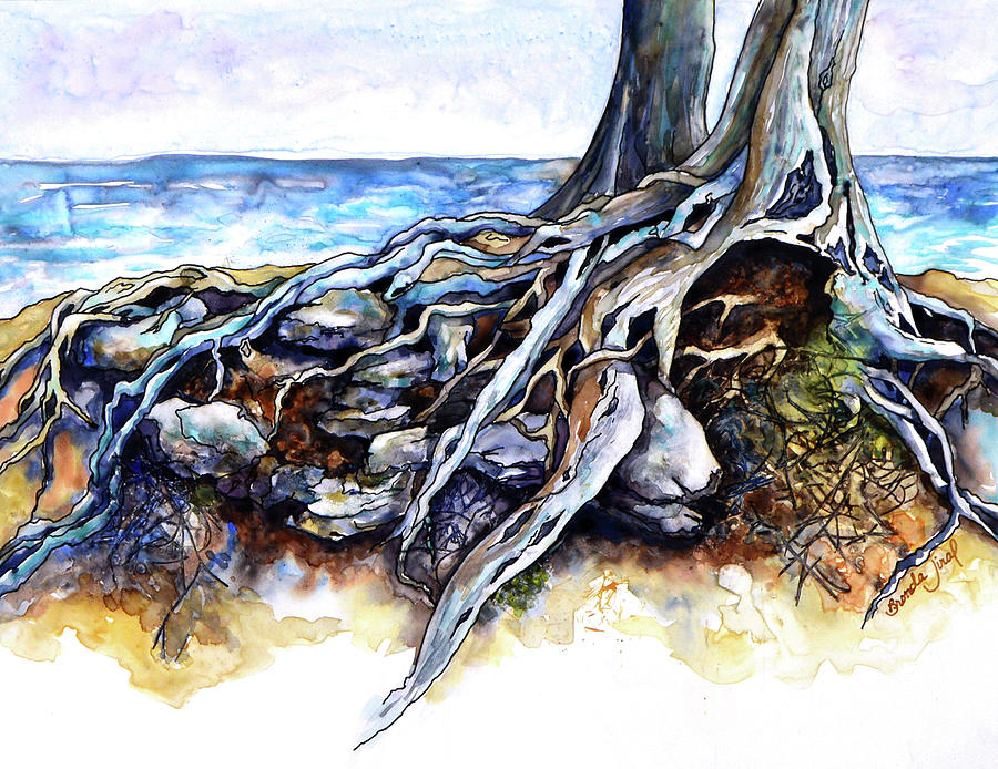 Watercolor Painting - Resilience by Brenda Jiral Watercolor Painting - Resilience by Brenda Jiral