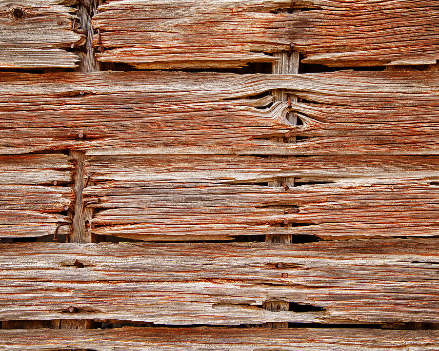 Weathered Barn Wood Photograph by Kevin Anderson