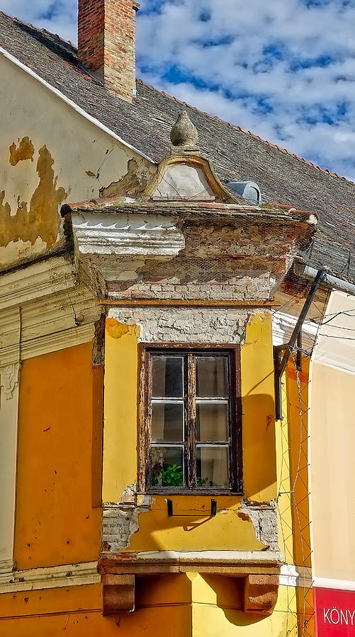 Weathered Building In Szentendre, Hungary Photograph by Rick Rosenshein