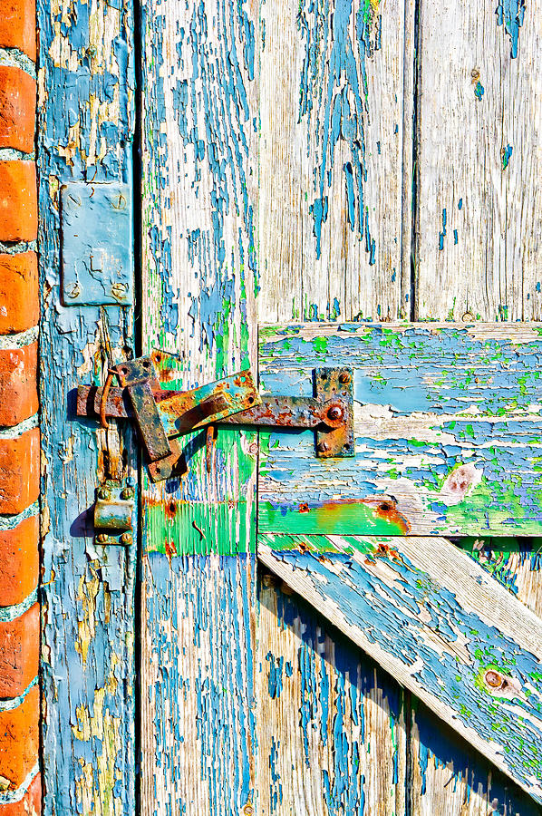 Architecture Photograph - Weathered gate by Tom Gowanlock