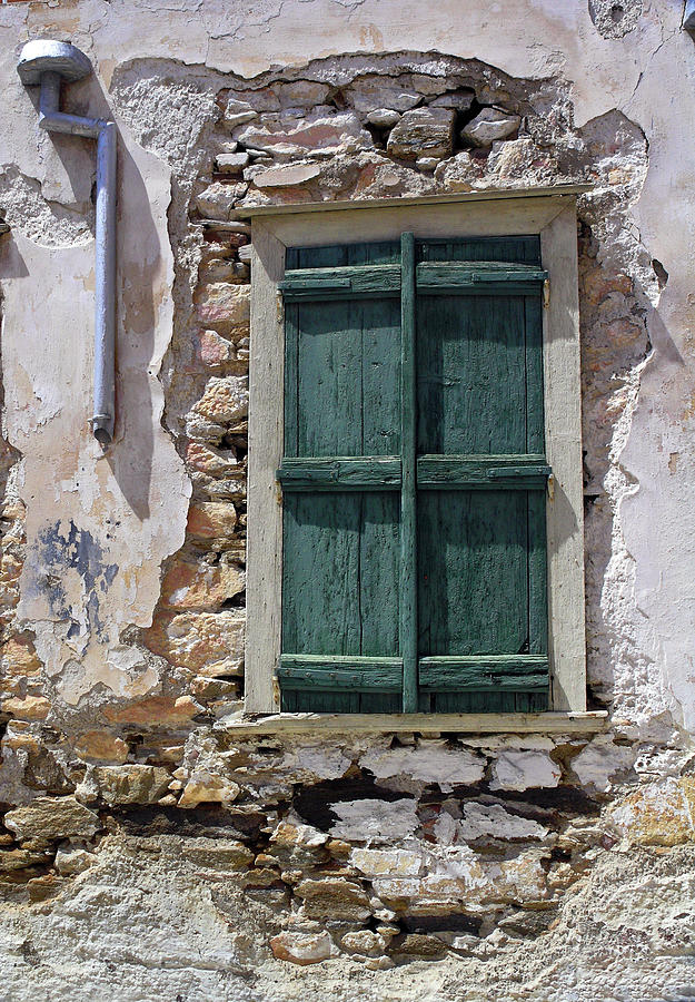 Weathered Shutters Photograph by Sally Weigand