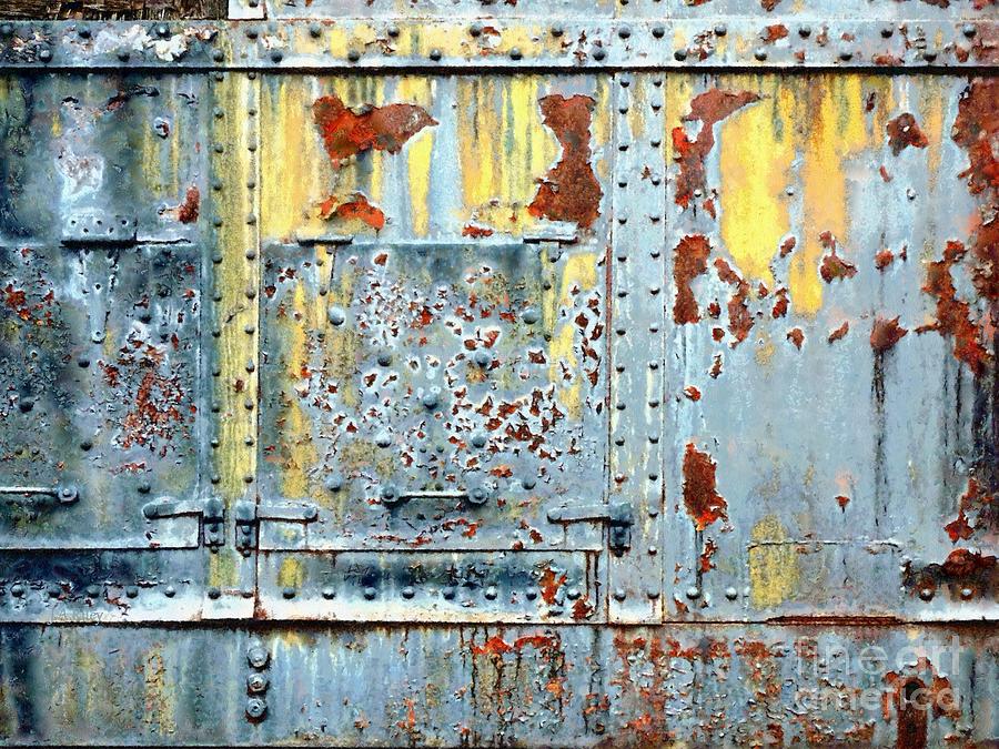 Weathered Steel - Weathered the Storm Photograph by Janine Riley