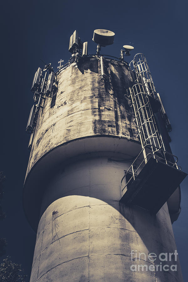 Weathered water tower Photograph by Jorgo Photography