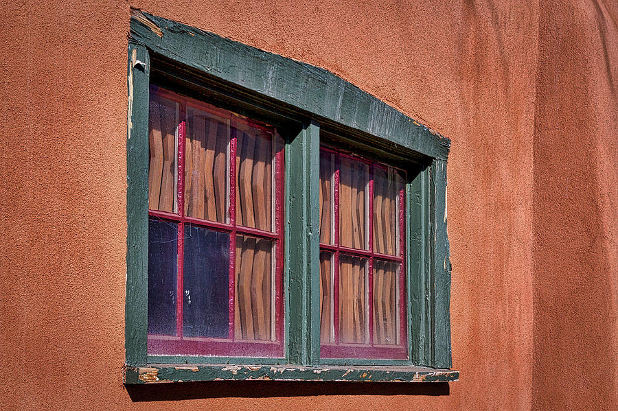 Weathered Window - Santa Fe Photograph by Stuart Litoff