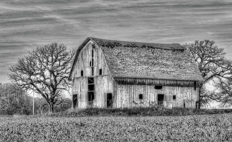 Weathered Wood of Iowa Photograph by J Laughlin