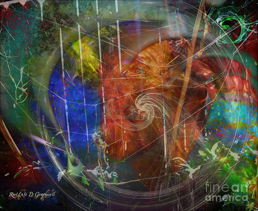 Web of Collective Unconsciousness Digital Art by Rhonda Strickland
