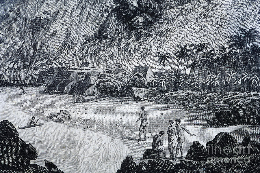 Webber Art - Kealakekua Bay Painting by Hawaiian Legacy Archive - Printscapes