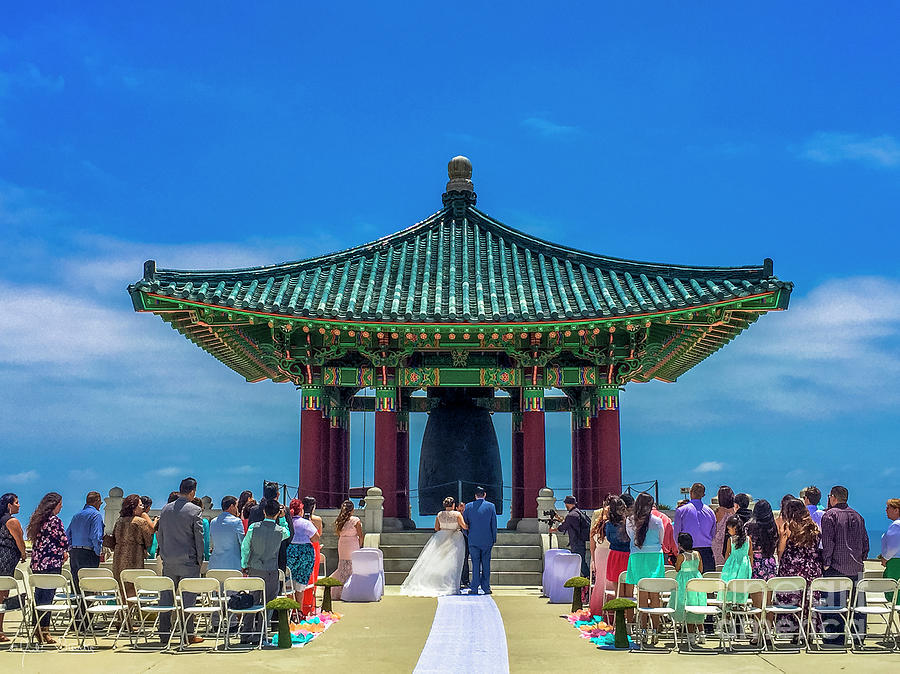 Wedding At The Korean Bell Photograph