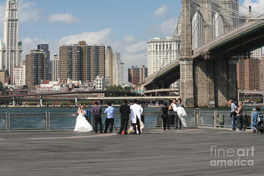 Wedding Brooklyn Height NY  Photograph by Chuck Kuhn