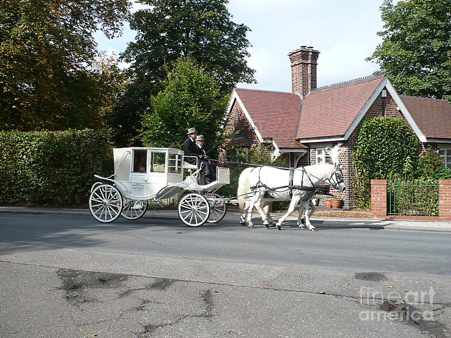 Horse Photograph - Wedding Coach by John Chatterley