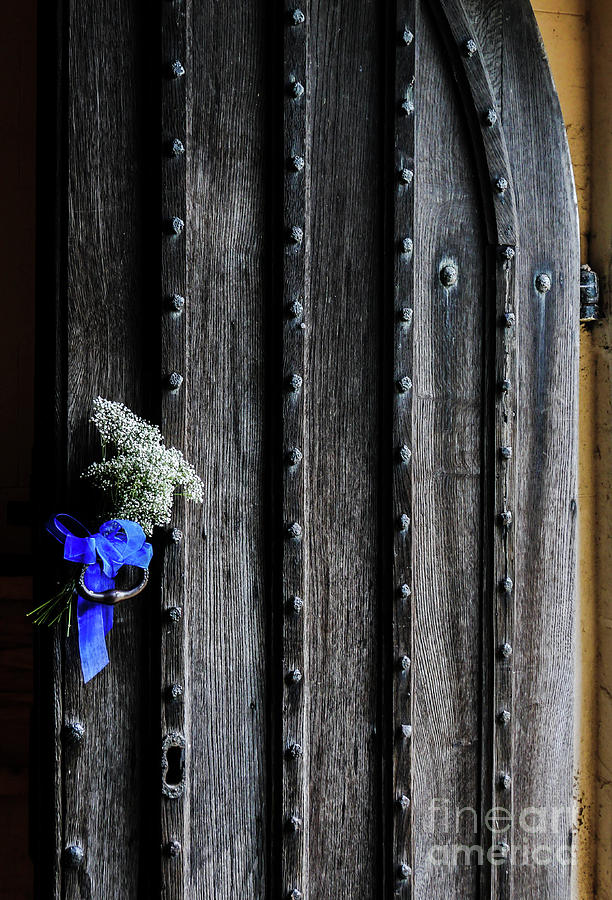 Wedding Door in Appleby Magna Photograph by Lexa Harpell