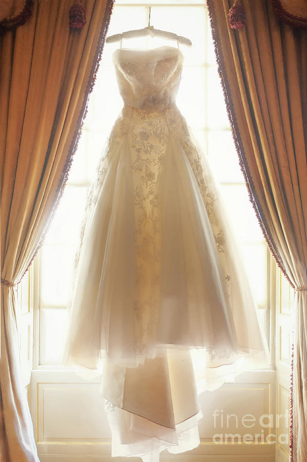 Wedding Dress In The Window Photograph by Lee Avison