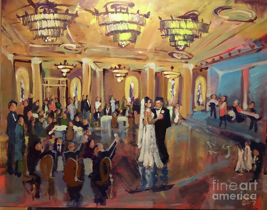 Wedding Reception Painting By Andrew Wilkie