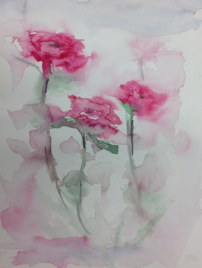 Wedding Roses for My Love Painting by Desmond Raymond
