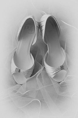 Wedding Shoes Photograph by Kelly Newland Photography