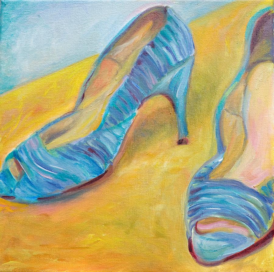 Wedding Shoes Painting by Laura McMillan - Fine Art America