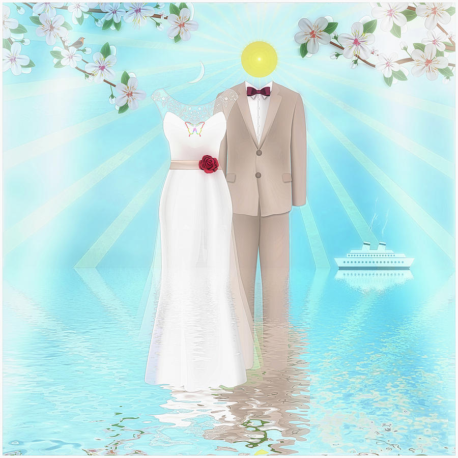 Wedding trip Digital Art by Harald Dastis