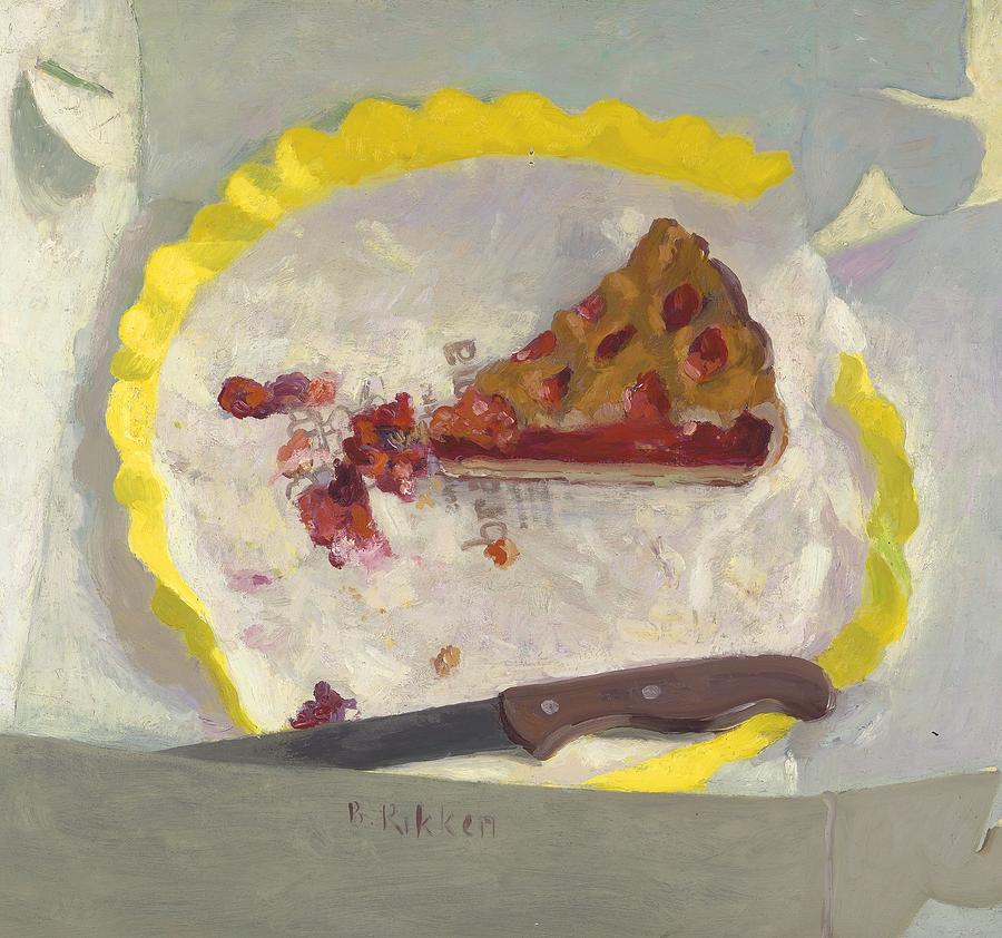 Pie Painting - Wedge Of Cake by Ben Rikken Pie Painting - Wedge Of Cake by Ben Rikken