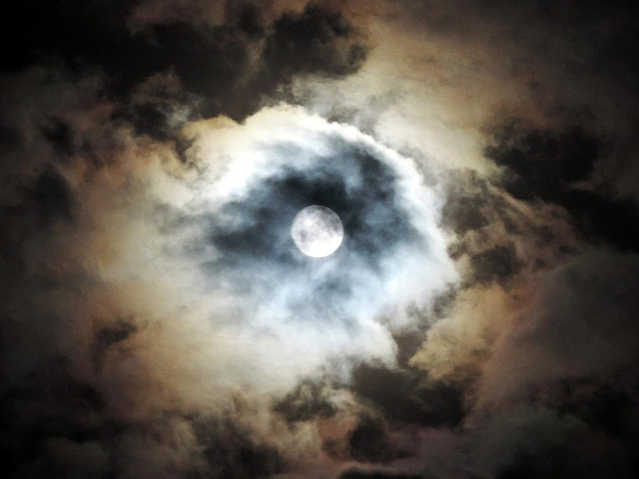 Wednesday Night Mystery Moon Photograph