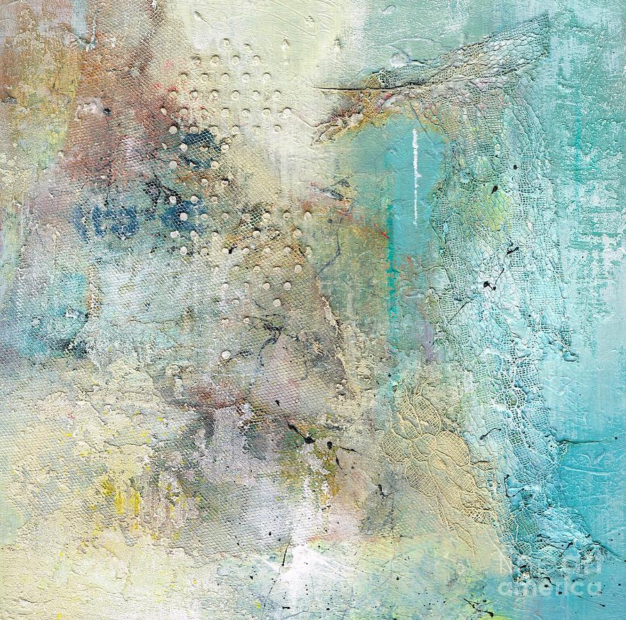 Wednesdays Abstract Painting by Frances Marino