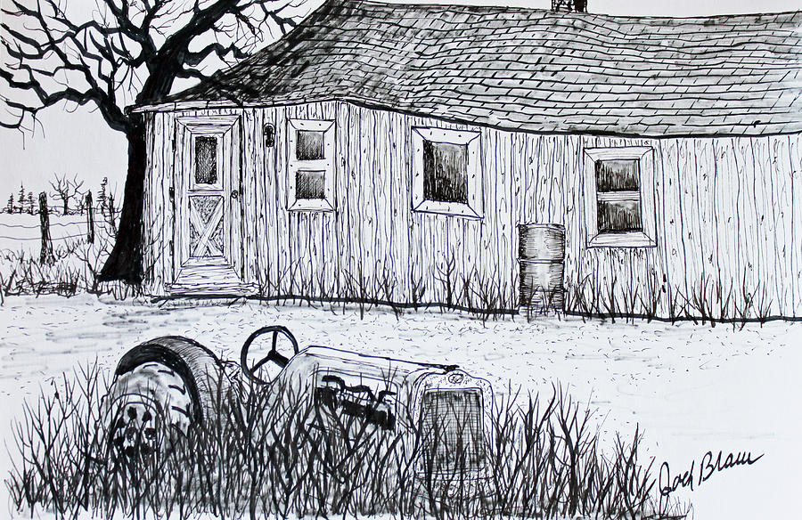 Weekend Camp Drawing By Jack G Brauer - Fine Art America