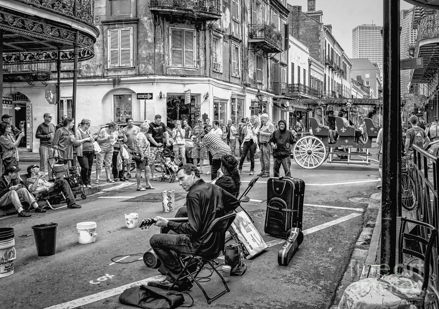 Musician Photograph - Weekend Jazz on Royal St. NOLA by Kathleen K Parker