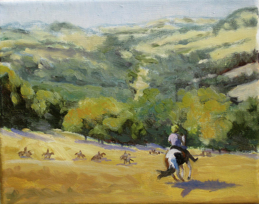 Weekend Ride Painting by Char Wood | Fine Art America