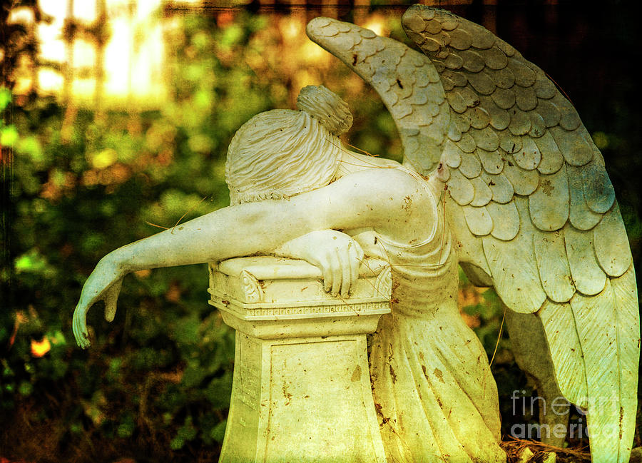 Weeping Angel Photograph by Debra Fedchin
