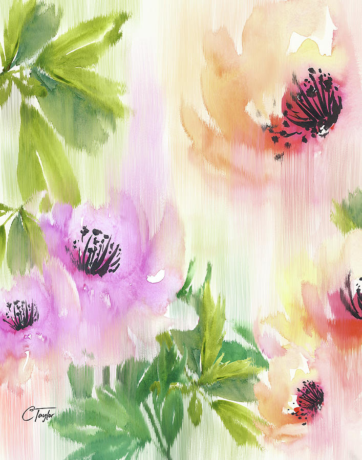 Weeping Rose Forest Painting by Colleen Taylor