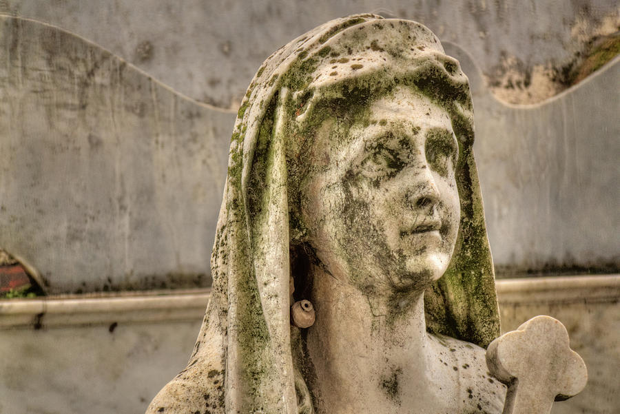 Weeping Statue Photograph by Deborah Smolinske