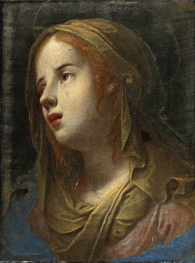 Weeping Virgin Painting by Mario Balassi