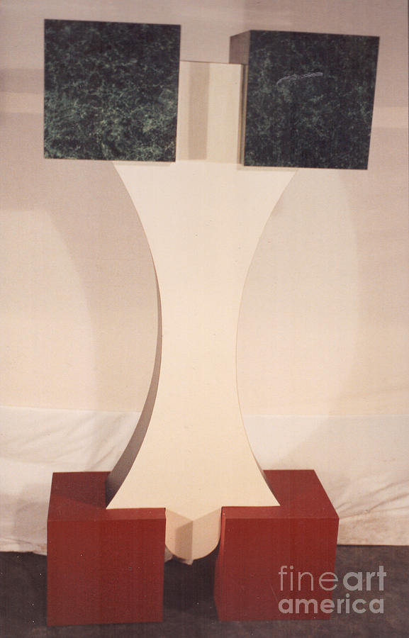Weight Lifter II Sculpture by Robert F Battles