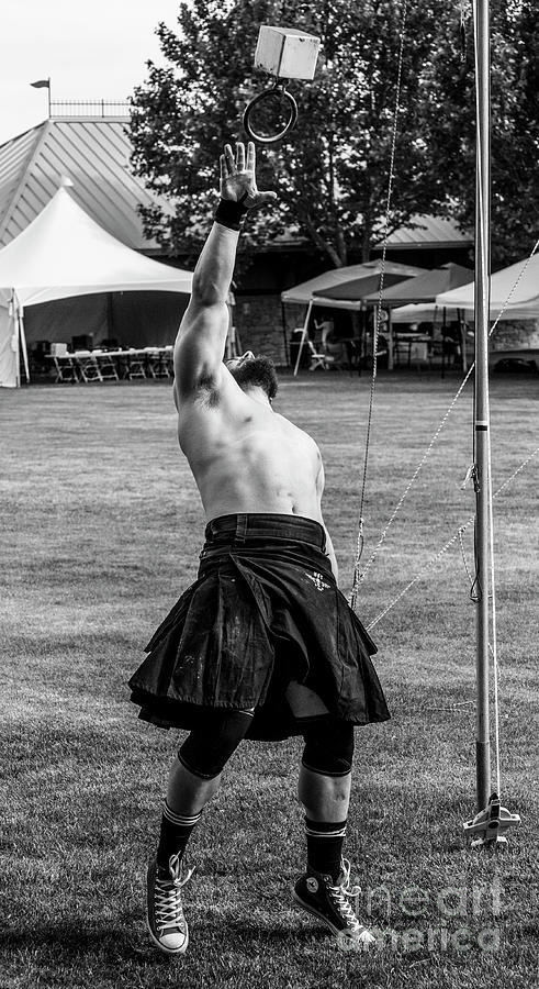 Weight Throw - Scottish Festival and Highland Games Photograph by Gary Whitton
